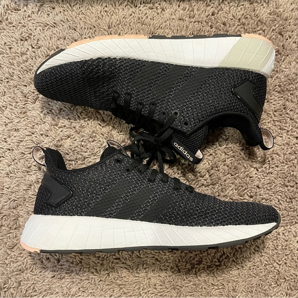 EUC adidas Questar BYD Black Haze Coral Women’s Running Shoes - Picture 7 of 16